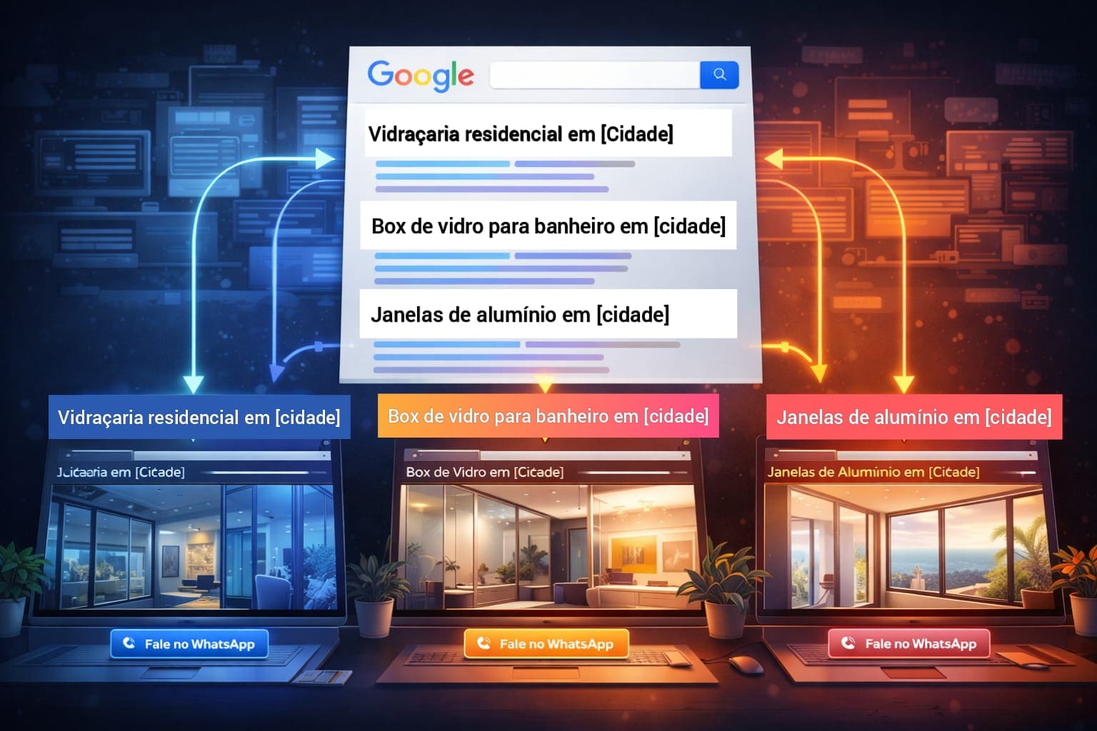 Sites com uma estrutura pensada para rankear no Google